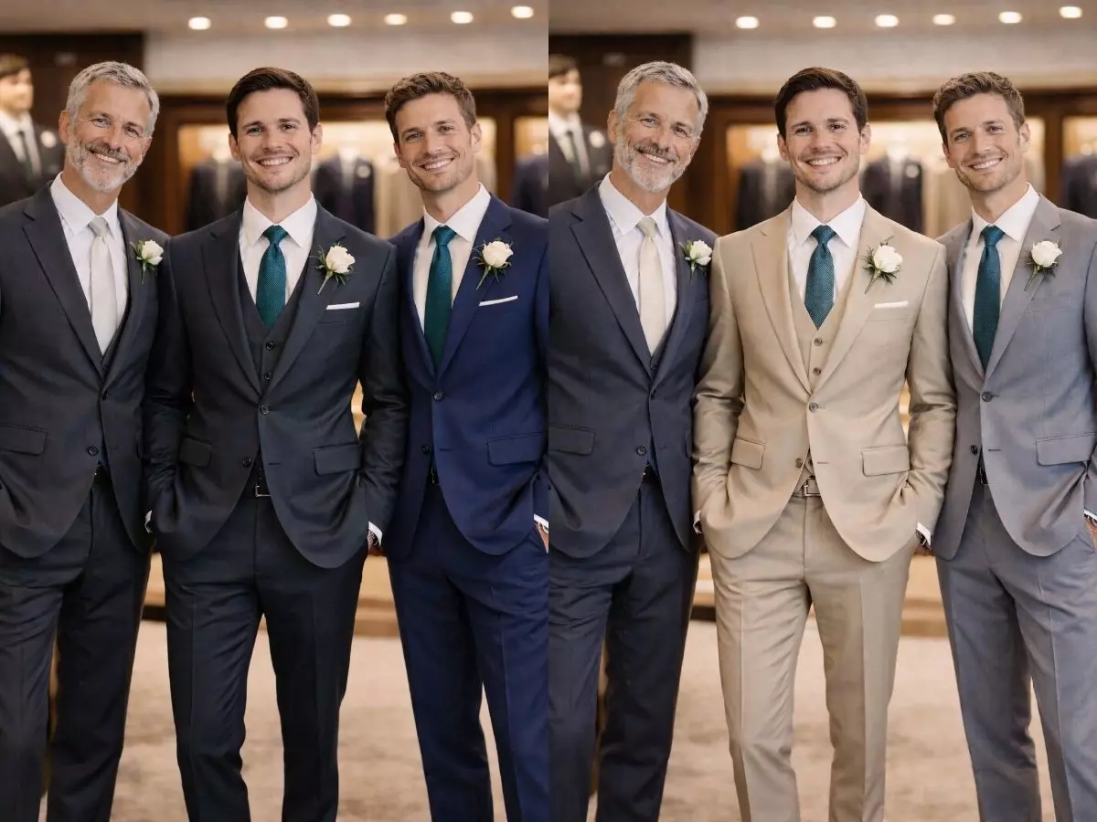 ternos verde escuro para noivo pai e padrinhos