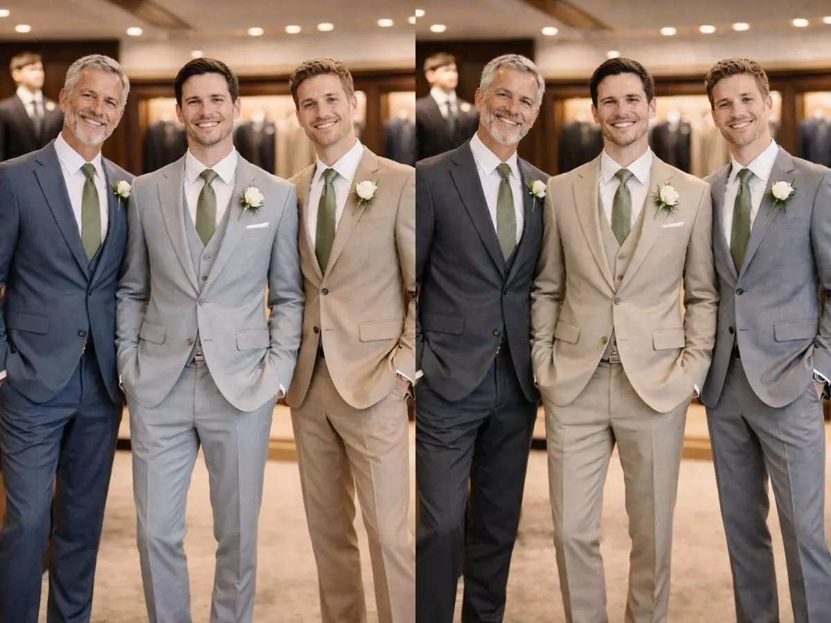 ternos verde musgo para noivo pai e padrinhos