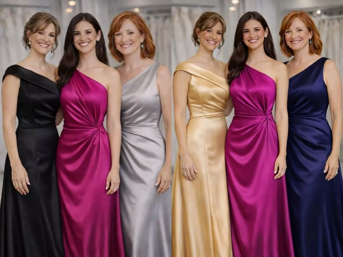 Vestido rosa fucsia em look harmonizado para cerimônia