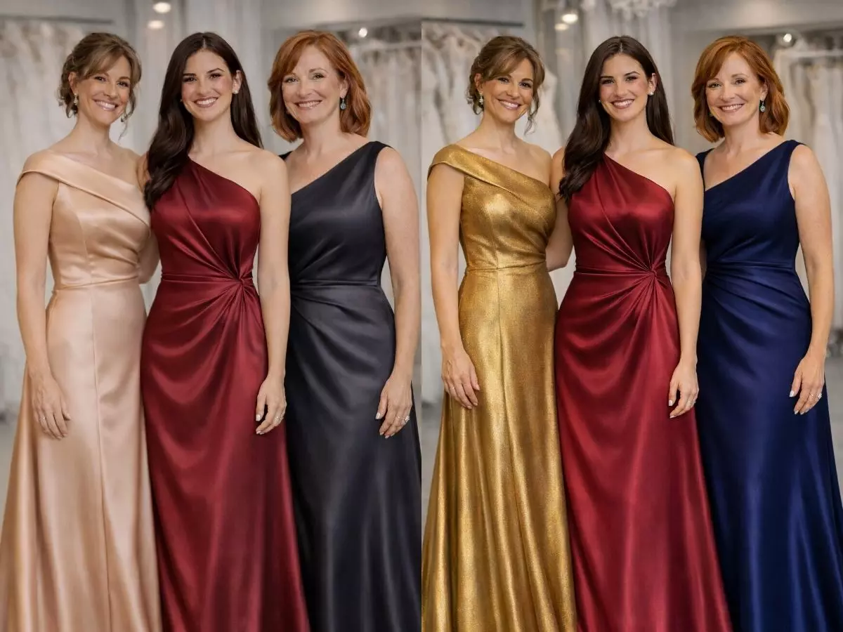 Vestido marsala em look harmonizado para cerimônia