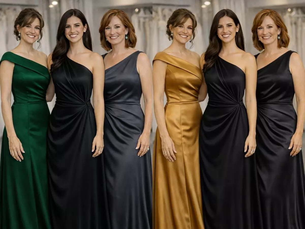 Vestido all black em look harmonizado para cerimônia