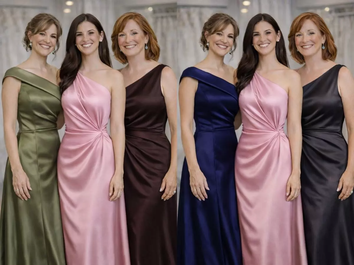 Vestido rosa claro em combinação elegante para casamento